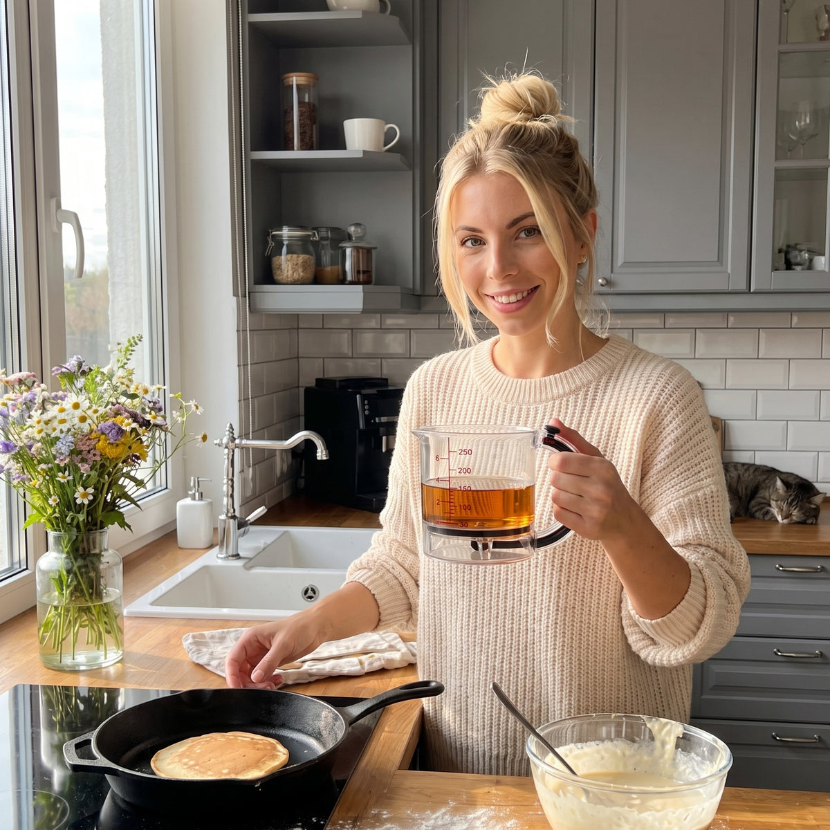 MeasureScoop 2-in-1 Adjustable Measuring Cup
